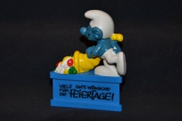 Schtroumpf avec corne d'abondance