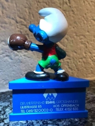 Schtroumpf boxeur