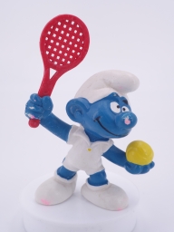 Schtroumpf joueur de tennis