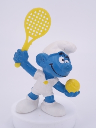 Schtroumpf joueur de tennis