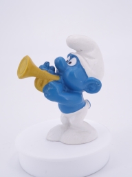 Schtroumpf à la trompette