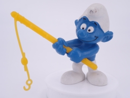 Schtroumpf pêcheur