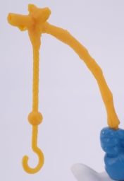 Schtroumpf pêcheur - Canne à pêche