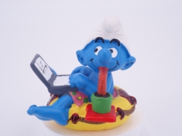 Schtroumpf accro au travail