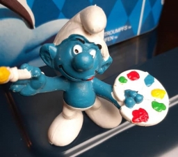 Schtroumpf peintre/artiste