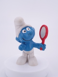 Schtroumpf coquet avec miroir
