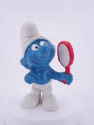 Schtroumpf coquet avec miroir