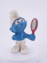 Schtroumpf coquet avec miroir