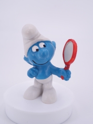 Schtroumpf coquet avec miroir