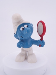 Schtroumpf coquet avec miroir