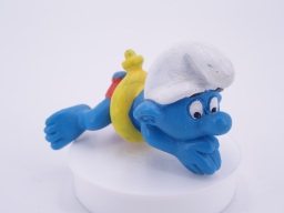 Schtroumpf nageur avec bouée (grand)