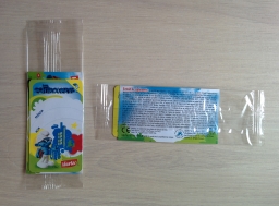 Autocollant Schtroumpf à Lunettes