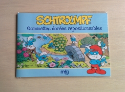 Album avec gommettes dorées