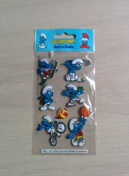 Autocollants en relief