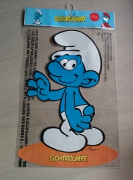 Grand autocollant Schtroumpf