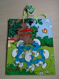 Sac Schtroumpfs qui font une ronde