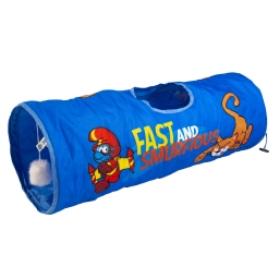 Tunnel pour chat - Fast and Smurfious