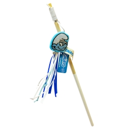 Canne à pêche brodée - Schtroumpf