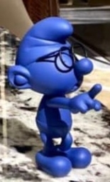 Schtroumpf à Lunettes - Bleu