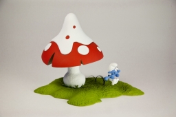 Schtroumpf et champignon