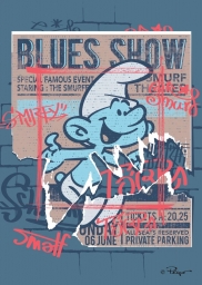 Impression sur tableau en métal - Blues show