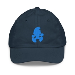 Casquette enfant silhouette de schtroumpf