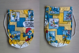 Sac Schtroumpfs qui font du sport