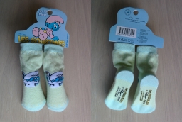 Paire de chaussettes pour bébé - Bébé Schtroumpf